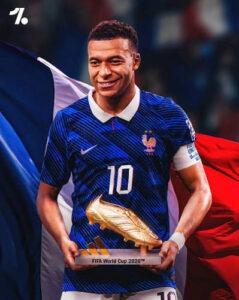 Kylian Mbappe Becomes First Player to Win FIFA World Cup Golden Boot Twice