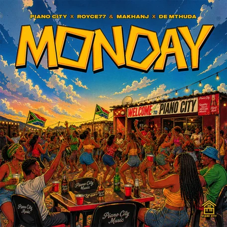 Piano City Ft Royce77, Makhanj & De Mthuda - Monday